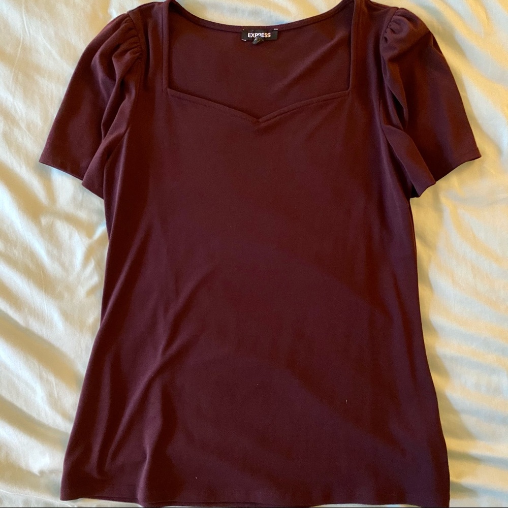 Purple Express Stretchy Short Sleeve Shirt
